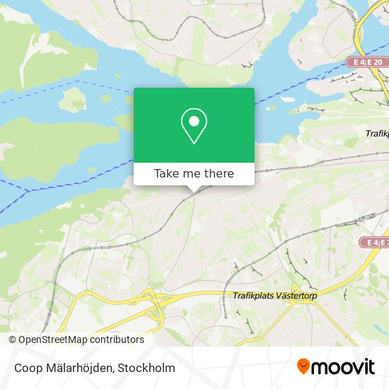 Coop Mälarhöjden map