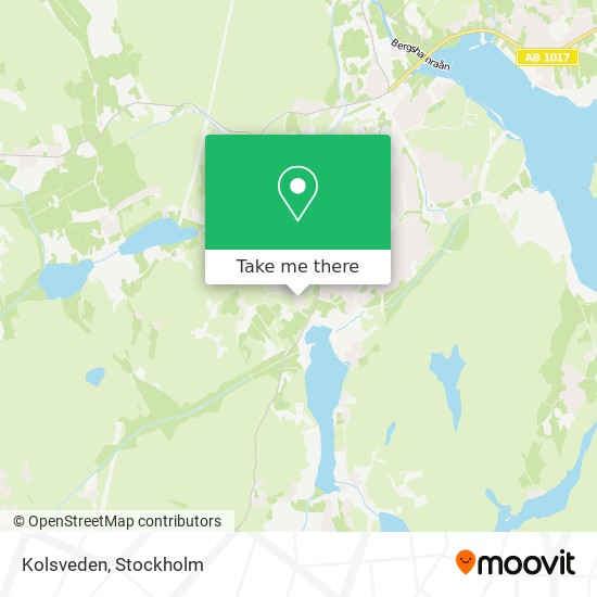 Kolsveden map