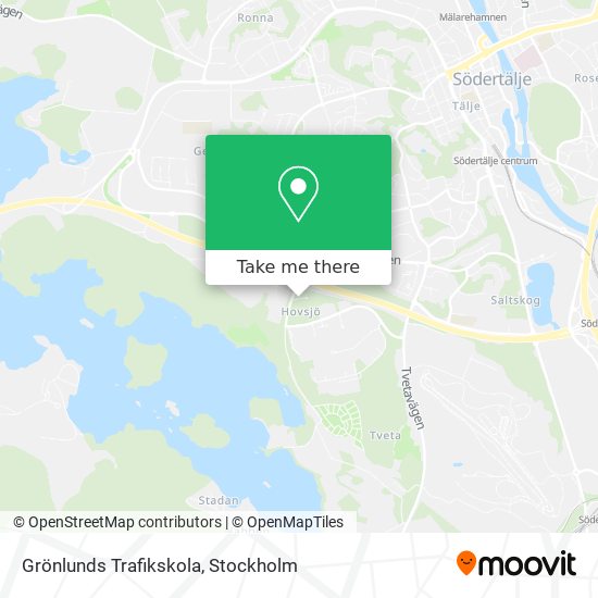 Grönlunds Trafikskola map