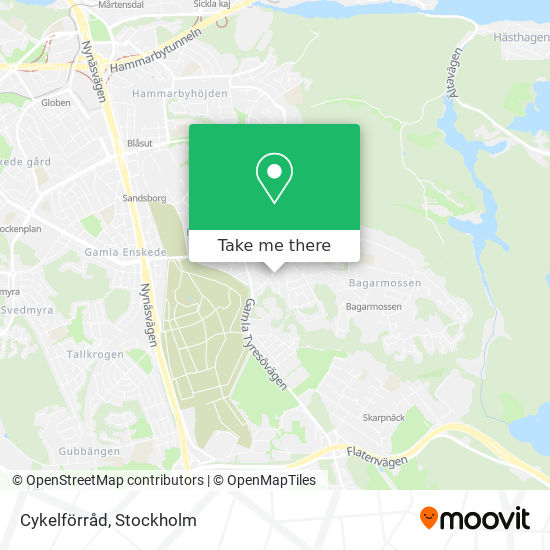 Cykelförråd map