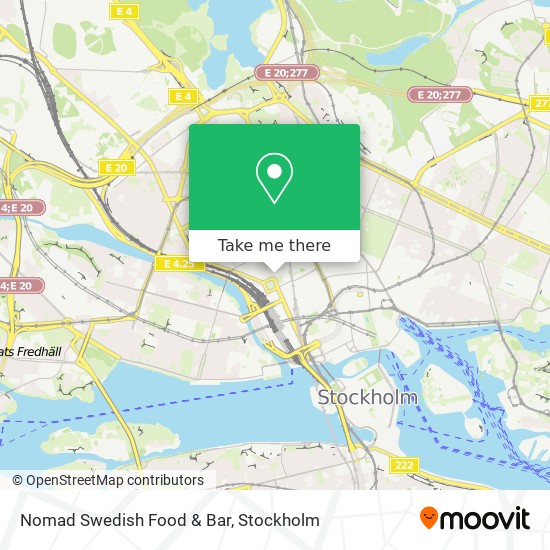 Nomad Swedish Food & Bar map