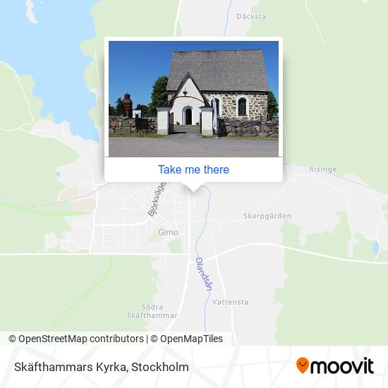 Skäfthammars Kyrka map