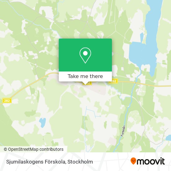 Sjumilaskogens Förskola map