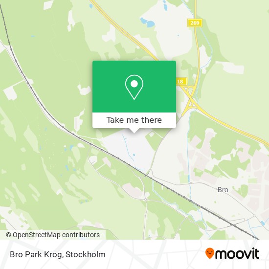 Bro Park Krog map