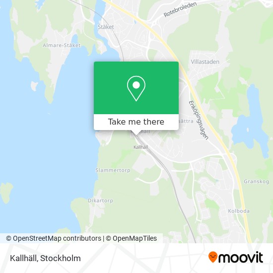 Kallhäll map