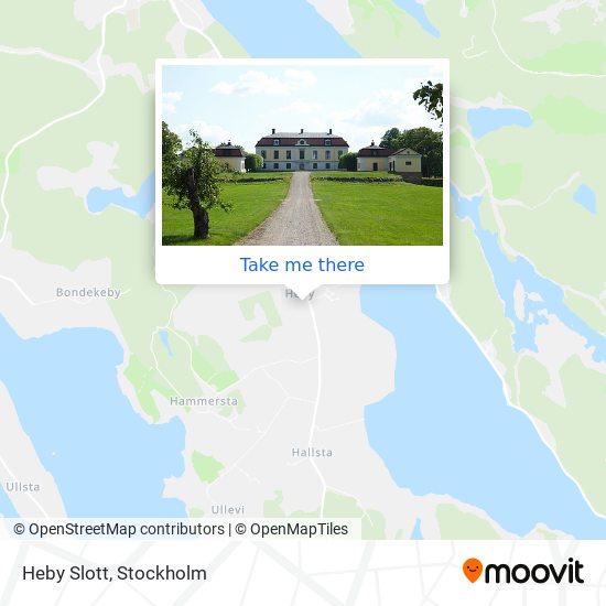 Heby Slott map