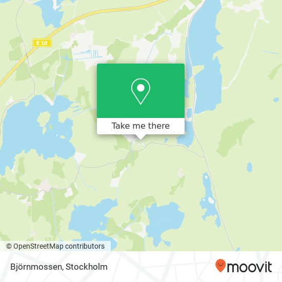 Björnmossen map