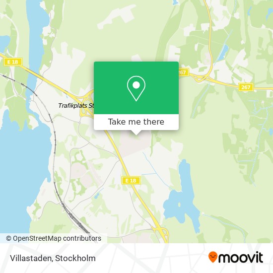 Villastaden map