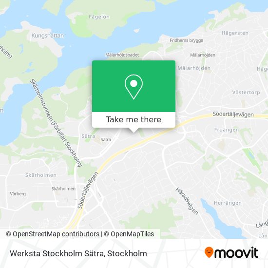 Werksta Stockholm Sätra map