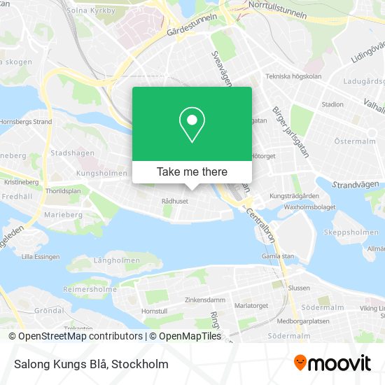 Salong Kungs Blå map