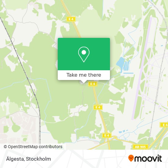 Älgesta map