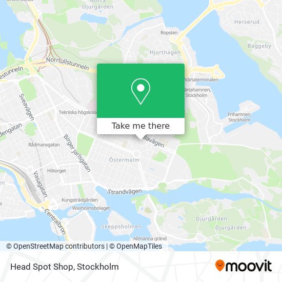 Head Spot Shop map