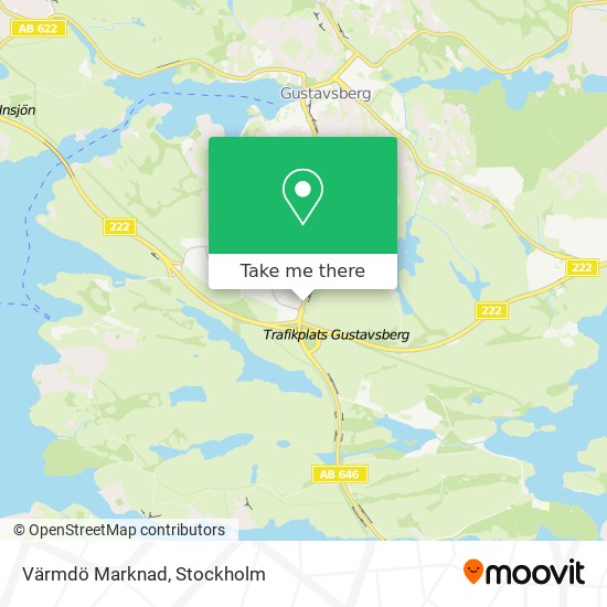 Värmdö Marknad map