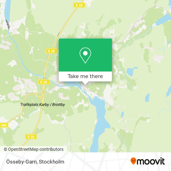 Össeby-Garn map