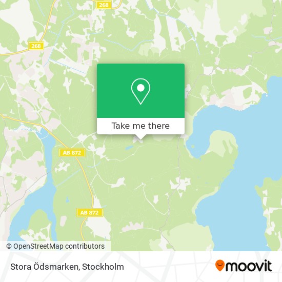 Stora Ödsmarken map