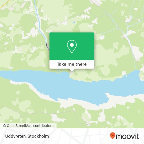 Uddvreten map