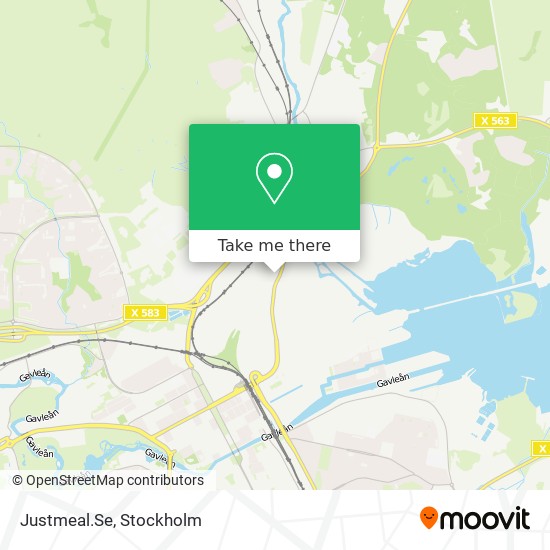 Justmeal.Se map