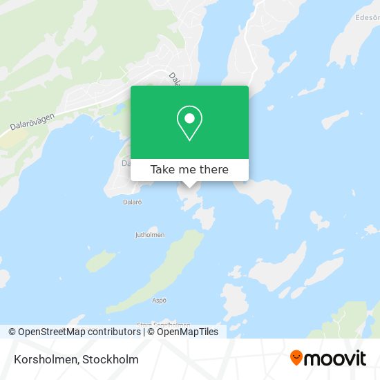 Korsholmen map