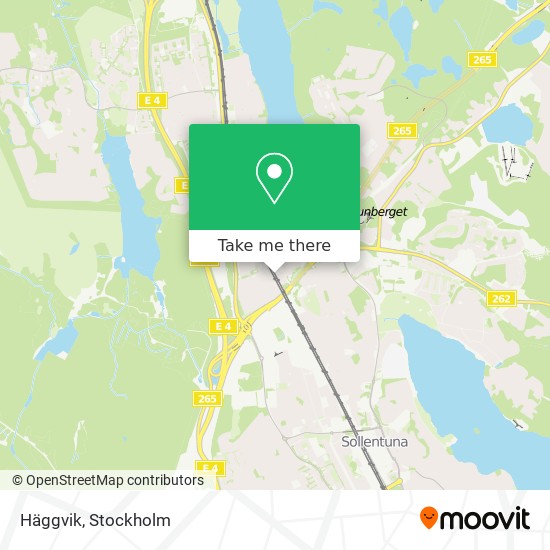 Häggvik map