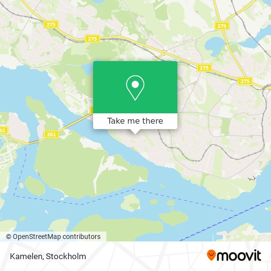 Kamelen map