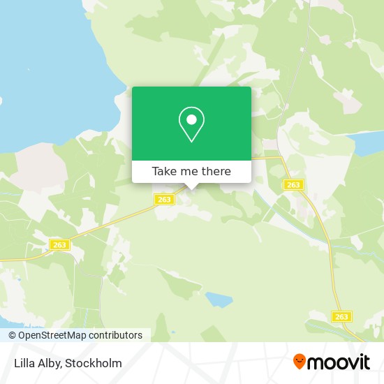 Lilla Alby map