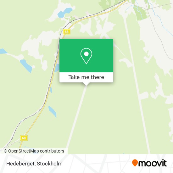 Hedeberget map