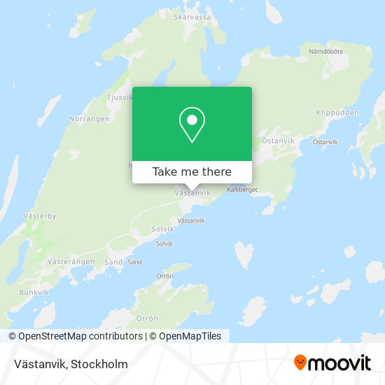 Västanvik map