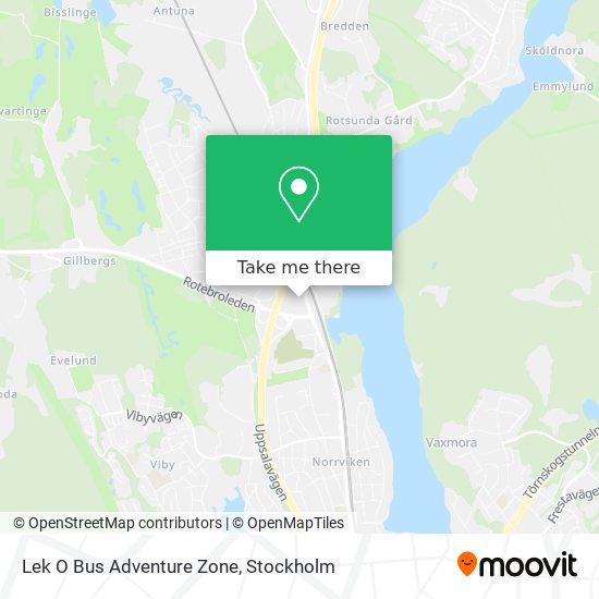 Lek O Bus Adventure Zone map