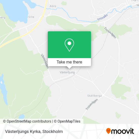 Västerljungs Kyrka map