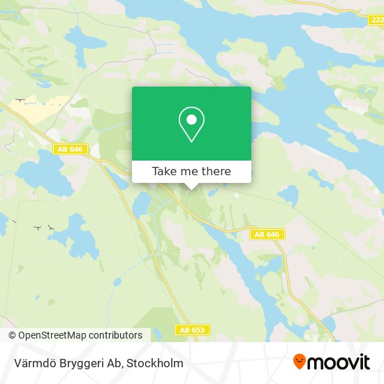 Värmdö Bryggeri Ab map