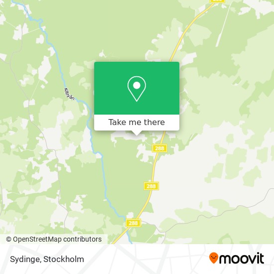 Sydinge map