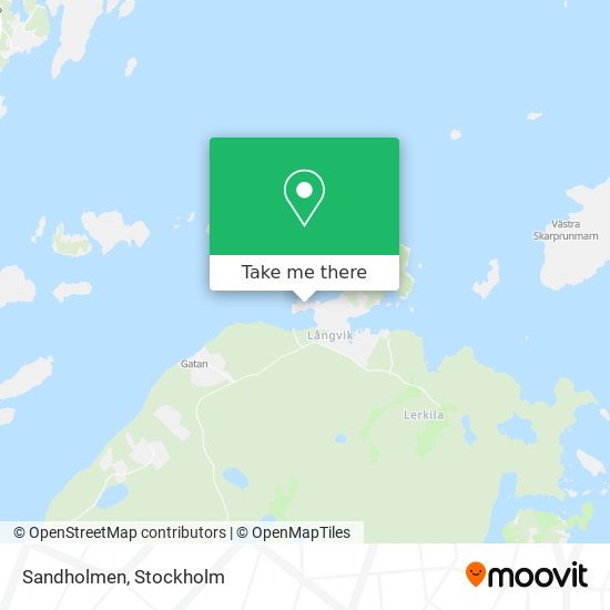 Sandholmen map