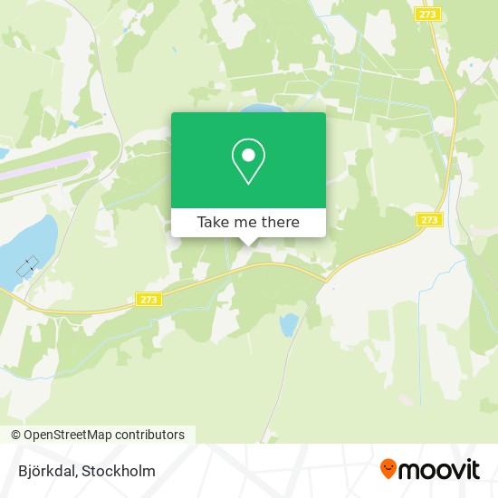 Björkdal map