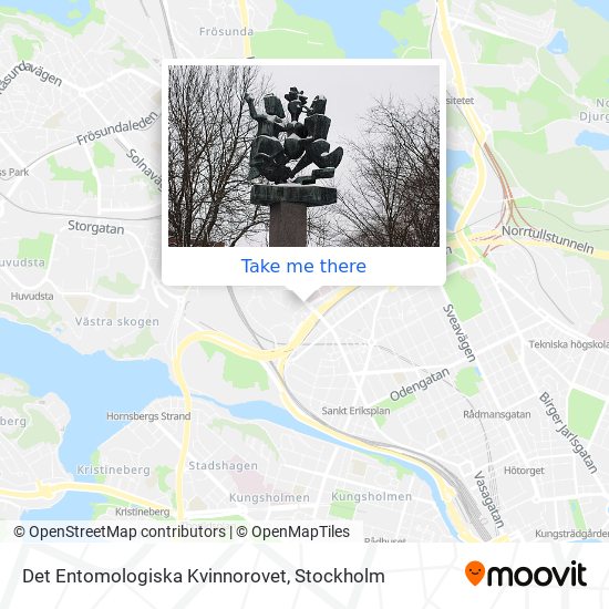 Det Entomologiska Kvinnorovet map