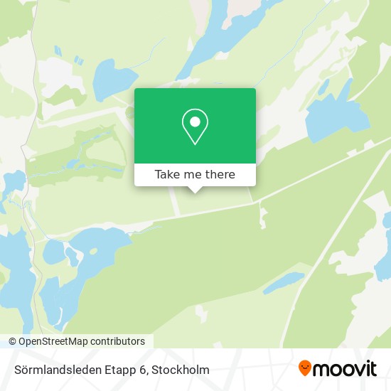 Sörmlandsleden Etapp 6 map