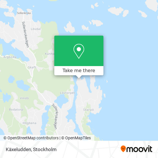 Käxeludden map