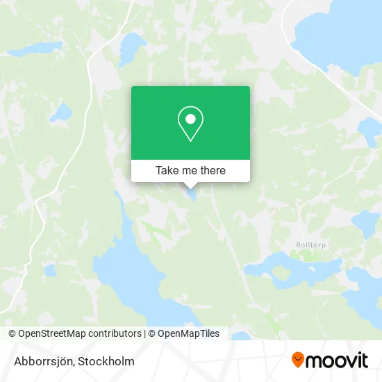 Abborrsjön map