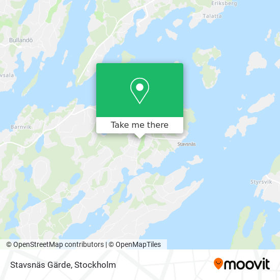 Stavsnäs Gärde map