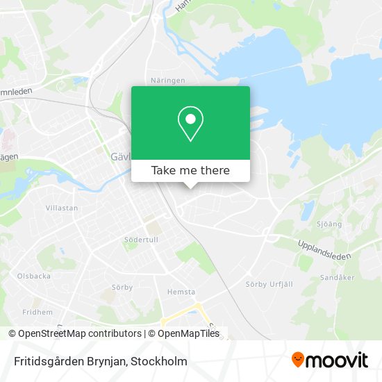 Fritidsgården Brynjan map