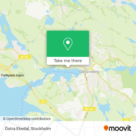 Östra Ekedal map