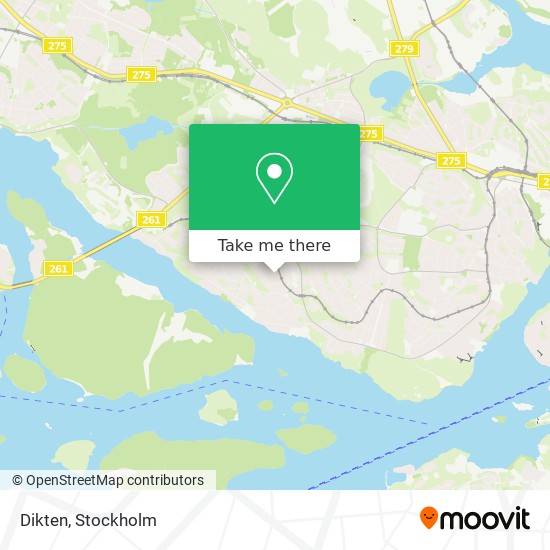 Dikten map