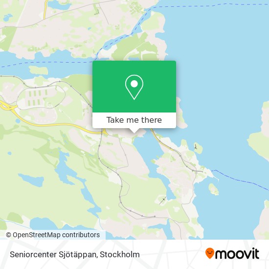 Seniorcenter Sjötäppan map