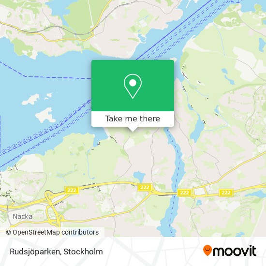 Rudsjöparken map