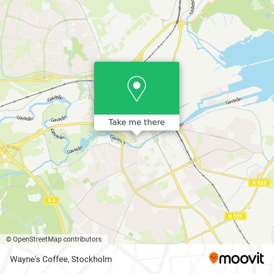 Wayne's Coffee map