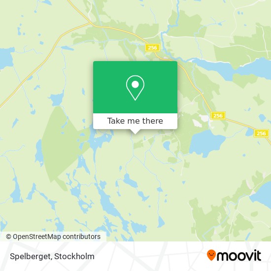 Spelberget map