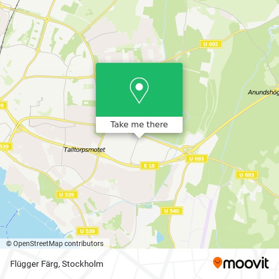 Flügger Färg map