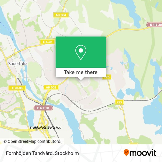 Fornhöjden Tandvård map