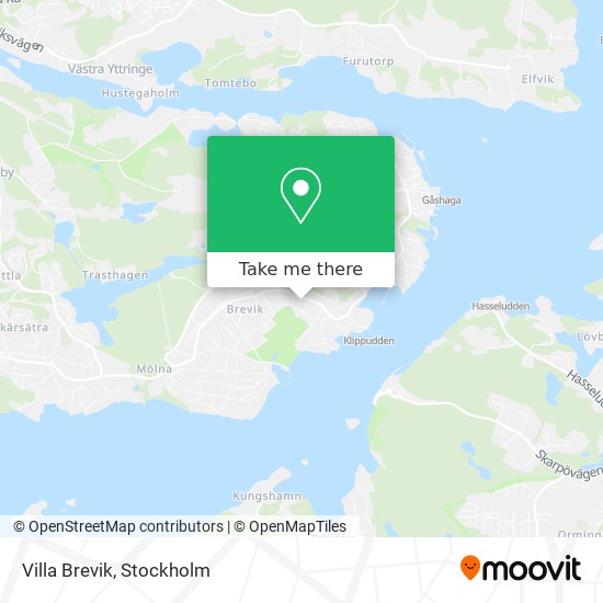 Villa Brevik map