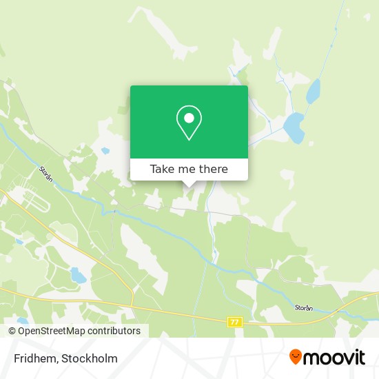 Fridhem map