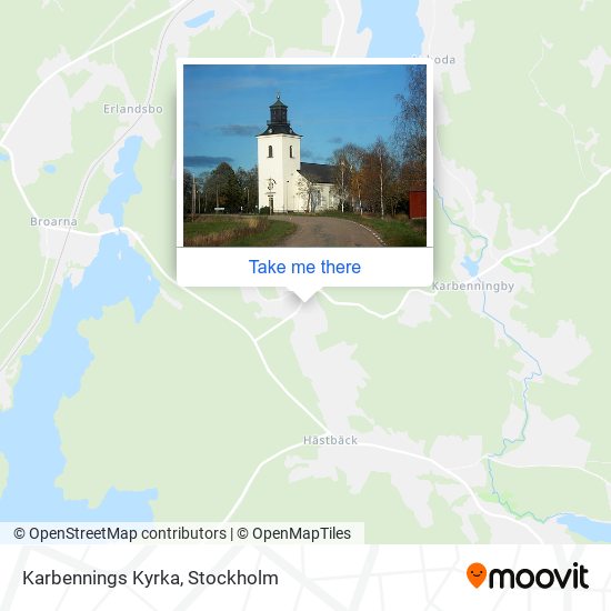 Karbennings Kyrka map